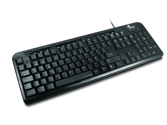 TECLADO XTECH USB MULTIMEDIA NEGRO, ESPAÑOL  (XTK-130)