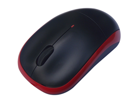 MOUSE AGILER 3D OPTICAL ALAMBRICO, USB ROJO