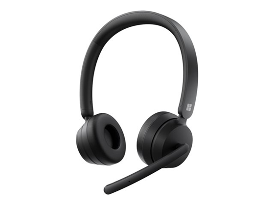 AUDIFONO CON MICROFONO MICROSOFT MODERN WIRELESS, BLUETOOTH, USB, CANCELACION DE RUIDO, 5 BOTONES DE CONTROL, HASTA 10 METROS DE DISTANCIA, CERTIFICADO PARA TEAMS, COLOR NEGRO.