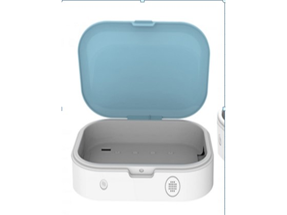 CAJA DE ESTERILIZACIÓN PARA CELULARES SE ADAPTA A TELÉFONOS DE HASTA 17.5 CM (6.9") / TIEMPO DE DESINFECCIÓN: 5 MIN /LONGITUD DE ONDA UV: 275-280 NMVIDA ÚTIL DE LUZ UV: 10,000H /NÚMERO DE LÁMPARAS UV: 2 / PUERTO USB /AROMATERAPIA /ESTERILIZACIÓN DE 360°