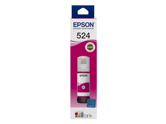 BOTELLA DE TINTA EPSON T524 MAGENTA  T524320 PARA IMPRESORAS L5150, L5160, L6490