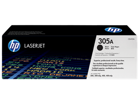 TONER HP 305A - CE410A - NEGRO - 2,200 PAGINAS - PARA IMPRESORA COLOR LASERJET - M351A, M375NW, M451, M475