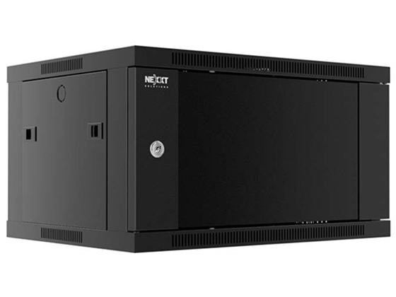 GABINETE DE PARED NEXXT 6U, DOBLE BISAGRAS, ENSAMBLADO (NPC-P6U65B)