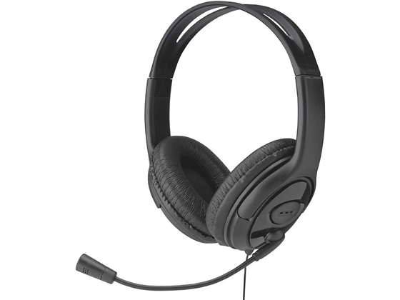 AUDIFONO CON MICROFONO SLIDE, ENTRADA 3.5, LONGITUD DEL CABLE 6 PIES, CONTROL DE VOLUMEN, AJUSTABLE PARA MAYOR COMFORT. (SCH-106BK)