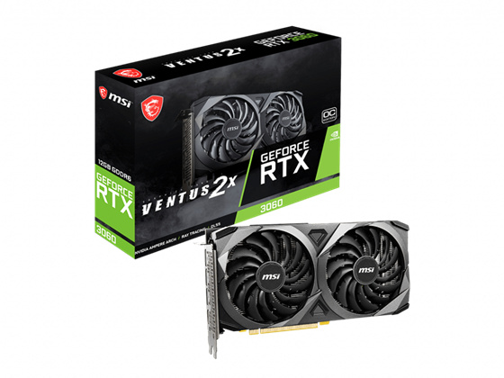 TARJETA DE VIDEO MSI GEFORCE RTX 3060 12GB GDDR6 PCI EXPRESS 4.0
