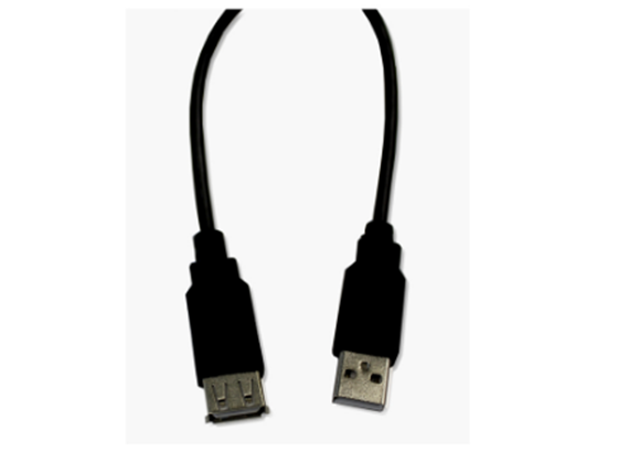 CABLE EXTENSION USB MYO, 10 PIES, NEGRO. (MYO-USBEXT10FT)