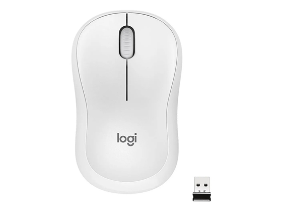 MOUSE LOGITECH M220 INALAMBRICO SILENCIOSO, BLANCO, USB NANO RECEIVER, RANGO HASTA 10 METROS.