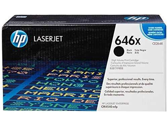 TONER HP 646X - CE264X - NEGRO - ALTO RENDIMIENTO - 17,000 PAGINAS - PARA IMPRESORA LASERJET COLOR ENTERPRISE - CP4025DN, CP4025N, CP4525DN, CP4525N, CP4525XH - (NO SE PUEDE VENDER SIN AUTORIZACION PREVIA DE HP)