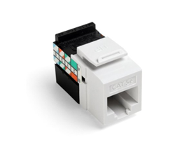JACK RJ-45 LEVITON, CAT 5E, BLANCO.