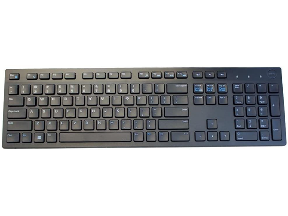 TECLADO DELL KB216-BK-US, BLACK (NEGRO), USB, INGLES (DJ454).