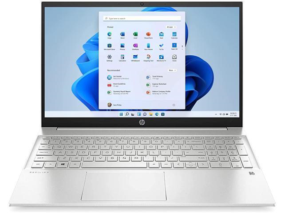 LAPTOP HP PAVILION 15-EG0025, 15.6” FHD, I7-1165G7 2.8GHZ, 16GB DDR4, 512GB SSD, WIFI 6, BT 5.2, FINGER PRINT READER, 1X USB C, 2 X USB, 1 X HDMI 2.0, JACK 3.5" AUDIO, W11 PRO, BACKLIT KEYBOARD, NATURAL SILVER, (4X571UA#ABA)