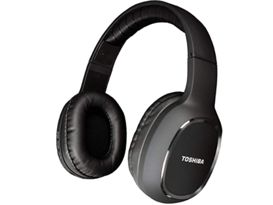 AUDIFONO INALAMBRICO TOSHIBA, BLUETOOTH, CANCELACION DE RUIDO, DURACCION DE BATERIA 10HRS, NEGRO, (RZE-BT161H).