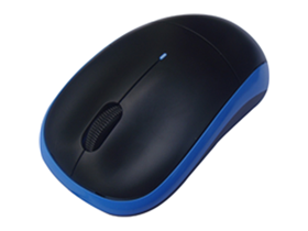 MOUSE AGILER 3D OPTICAL ALAMBRICO, USB AZUL