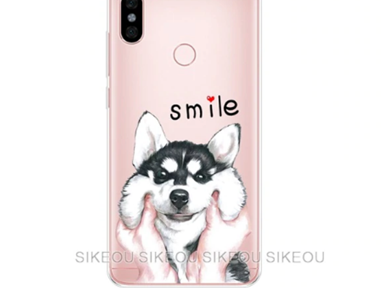 COVER PARA XIAOMI REDMI NOTE 5, SILICOM, DISEÑO 3D (LOBO) (FUNMIN5-LOBO)