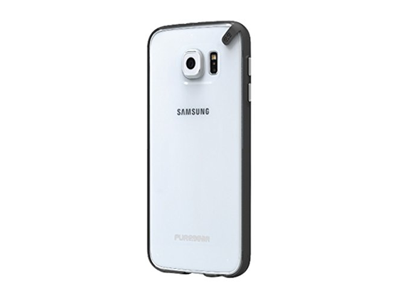 COVER PUREGEAR PARA SAMSUNG GALAXY S6, TRANSPARENTE, NEGRO.