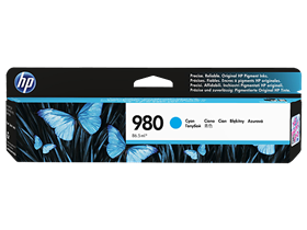 CARTUCHO HP 980 - D8J07A - CYAN - 86.5ML - PARA IMPRESORA PAGEWIDE X555 / X585