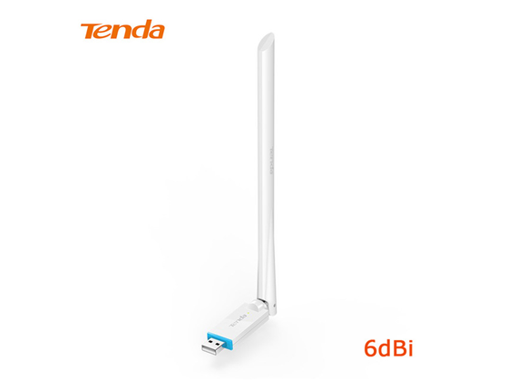 ADAPTADOR DE RED USB WIFI TENDA U2, 2.4GHZ/150MBPS, ALTO ALCANCE 802.11B/G/N.
