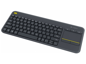 TECLADO Y TOUCHPAD LOGITECH K400 PLUS USB WIRELESS RECEIVER 2.4GHZ WIRELESS, ESPAÑOL NEGRO (920-007123)