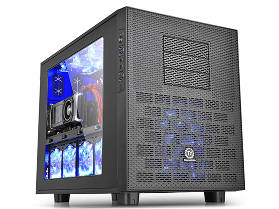 CASE THERMALTAKE GAMING CORE X9 CUBE, E-ATX, BAHIAS 5.25" X3 - 3.5" OR 2.5" X6, PUERTO USB 3.0 X 4 + AUDIO HD X1, MICRO ATX, ATX, MINI ITX, EATX 8 SLOTS