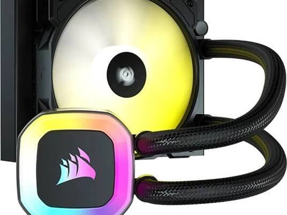 ABANICO PARA CPU CORSAIR, HYDRO H55 RGB (LIQUID COOLING) 120MM, COMPATIBLE CON LOS INTEL 1200, 1150, 1151, 1155, 1156, 1366, 2011, 2066AMD AM5, AM4 (CW-9060052-WW)