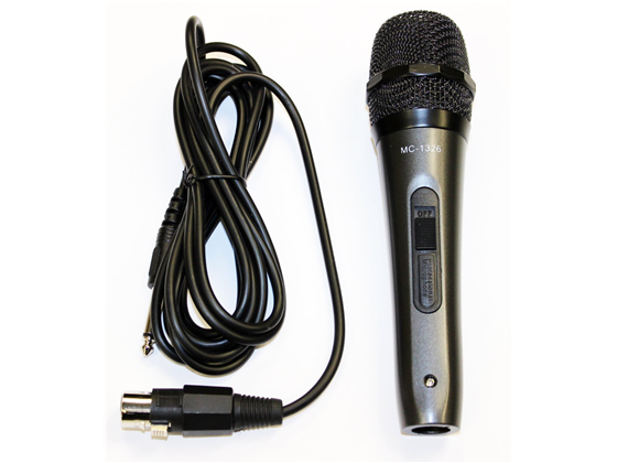 MICROFONO MYO ALAMBRICO PLASTICO CON CABLE DE 1.5M (MYO-MIC)