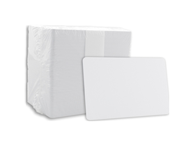 TARJETA PVC MARCA CARDMARK, PARA IMPRESION DE CARNETS, LONGITUD 3.375", ANCHO 2.125". 500PK. CR-80