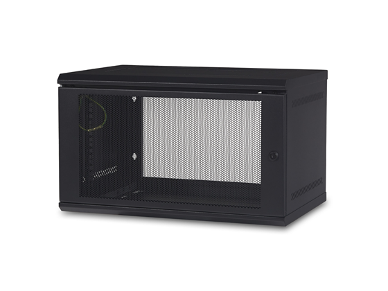 GABINETE DE PARED APC NETSHELTER WX 6U, PESO SOPORTADO 90.91 KG, BLACK (AR106).