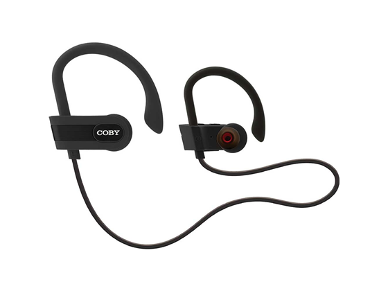 AUDIFONO CON MICROFONO COBY WIRELESS, BLUETOOTH, SOUND STEREO, CONFORTABLE, SPORT-CLIP, NOISE-CANCEL (CEBT-422-BLK).