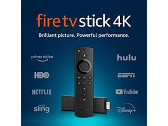 AMAZON FIRE TV STICK 4K 1080P, STREAMING, PARA CONVERTIR TV NORMAL EN SMART TV, PUERTO HDMI, CONTROL REMOTO, ALEXA VOICE.