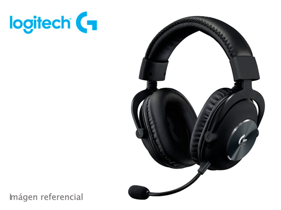 AUDIFONO CON MICROFONO LOGITECH G PRO GAMING, STEREO, COLOR NEGRO, RESPUESTA DE FRECUENCIA: 20 HZ-20 KHZ, LONGITUD DE CABLE 2 METROS.