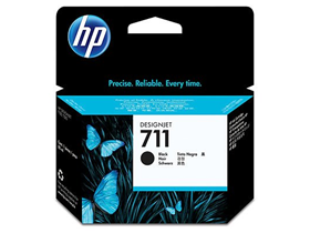 CARTUCHO HP 711 - CZ133A - NEGRO - 80ML - PARA IMPRESORA DESIGNJET T120 EPRINTER / T520 EPRINTER / T130