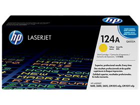 TONER HP 124A - Q6002A - AMARILLO - 2,000 PAGINAS - PARA IMPRESORA LASERJET COLOR - 2600N