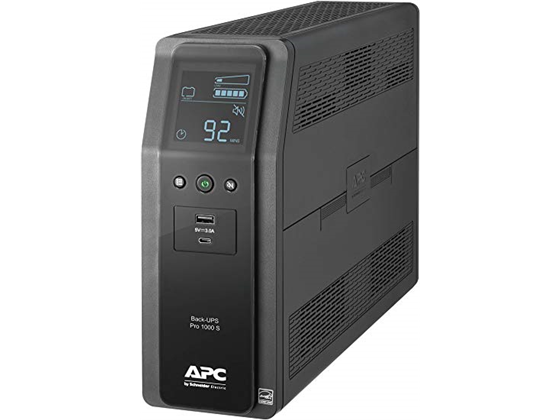 UPS APC BR1000 BACK-UPS PRO, 1.0KVA (1000 VA), 600 WATTS, INPUT 120V / OUTPUT 120V, INTERFACE PORT USB.