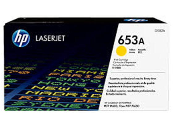 TONER HP 653A - CF322A - AMARILLO - 16,500 PAGINAS - PARA IMPRESORA LASERJET - M680 SERIE.
