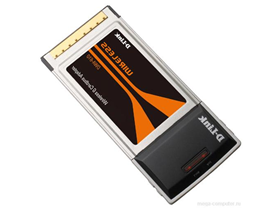 ADAPTADOR DE RED PCMCIA WIFI D-LINK DWA-610, 2.4GHZ/54MBPS, 802.11B/G.