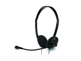 AUDIFONO KLIPX LIGHTWEIGHT STEREO HEADSET W/VOL CONTROL