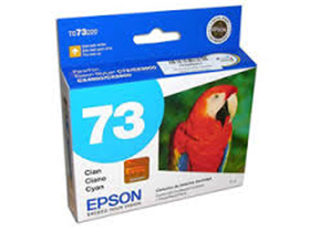 CARTUCHO EPSON 73N CYAN, COMPATIBLE CON IMPRESORAS STYLUS T30, T33, TX300F, T20, T21, T23, T24, TX100, TX105, TX110, TX115, TX200, TX210, TX220, TX400, TX410,  (T073220-AL )    TRAMO 3 JAULA