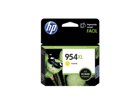 CARTUCHO HP 954XL YELLOW (L0S68AL) HIGH YIELD - PRINT CARTRIDGE - 1 X PIGMENTED COMPATIBLE PRODUCTS — HP OFFICEJET 7740 (G5J38A) - OFFICEJET PRO 8210 / 8710 /8720
