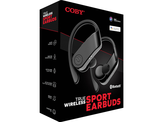 AUDIFONO CON MICROFONO COBY WIRELESS, BLUETOOTH 5.0, , CONTROL DE VOLUMEN,ACTIVATE SIRI AND GOOGLE ASSISTANT, PAUSA Y REPRODUCCION, ANTERIOR Y SIGUIENTE,INDICADOR DE BATERIA LED, SOUND STEREO, INCLUYE CAJA CARGADOR. (CETW570BK).