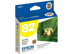 CARTUCHO EPSON 82N AMARILLO, COMPATIBLE CON IMPRESORA EPSON STYLUS PHOTO T50, TX700W, TX720WD, TX730WD, (T082420-AL)  TRAMO 3 JAULA
