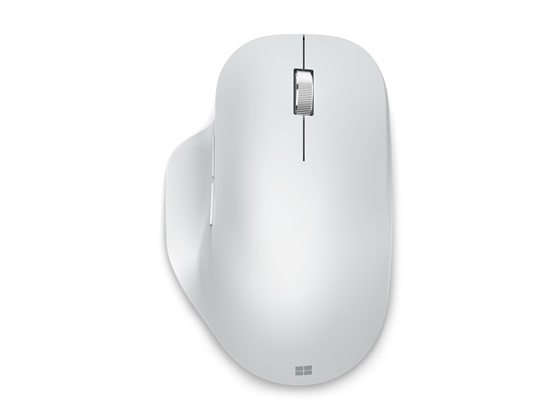 MOUSE ERGONOMICO MICROSOFT BLUETOOTH 5.0 WIRELESS, COLOR GLACIAR (BLANCO).