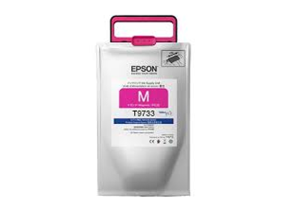 BOLSA DE TINTA EPSON T973 MAGENTA, RENDIMIENTO DE TINTA 20,000 PAGINAS, COMPATIBLE CON EPSON, WORKFORCE PRO WF-C869R.
