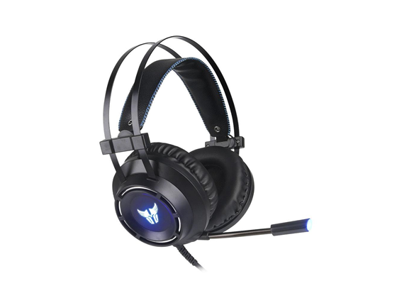 AUDIFONO ARGOM COMBAT HS46 GAMING HEADSET, USB 2.0 + 3.5MM, 30MW,  CABLE DE 2.2M (7 PIES DE LONGITUD).
