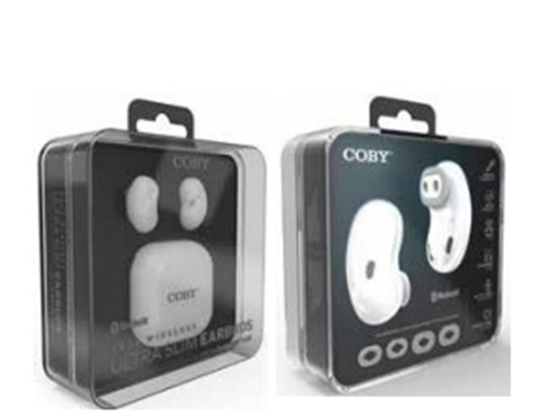 AUDIFONO CON MICROFONO COBY EARPODS BLUETOOTH,BT 5.0, 33 IES DE RANGO, 6.5 HORAS DE CARGA SIMPLE, 22 HORAS CON LA BASE DE CARGA. BLANCO, (CETW-542-WH)