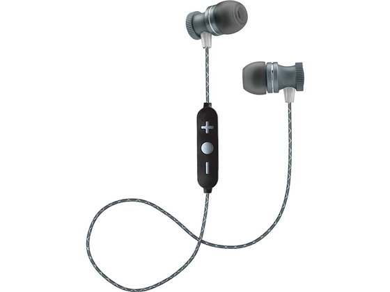 AUDIFONO CON MICROFONO COBY WIRELESS, BLUETOOTH, CONTROL DE VOLUMEN, SOUND STEREO (CEBT440GRY).