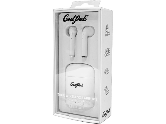 AUDIFONO CON MICROFONO COOLPODS EARPODS BLUETOOTH,  (CETW521WH)TWS BLUETOOTH EARBUDS
