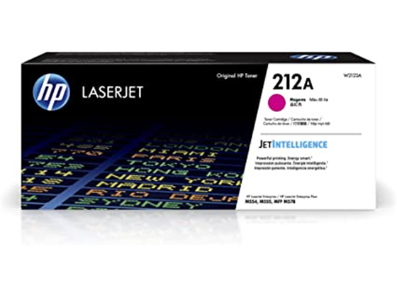 TONER HP 212A - W2123A - MAGENTA - 4,500 PAGINAS - PARA LASERJET COLOR  - M554DN - M555DN - M578DN