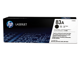 TONER HP 83A - CF283A - NEGRO - 1,500 PAGINAS - PARA IMPRESORA LASERJET PRO MFP M125NW, MFP M127FN, MFP M127FW, M225DW, M201DW