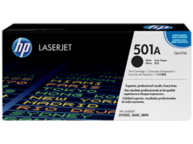 TONER HP 501A - Q6470A - NEGRO - 6,000 PAGINAS - PARA LASERJET 3600