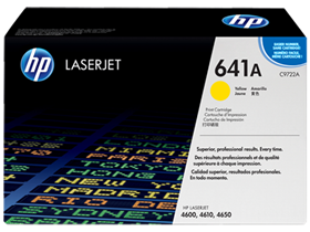 TONER HP 641A - C9722A - AMARILLO - 8,000 PAGINAS - PARA IMPRESORA LASERJET 4600